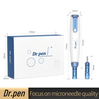 Dr.pen-a9 Dema ปากการองพื้นไฟฟ้า เข็มไมโคร MTS กึ่งถาวร สําหรับแต่งหน้า