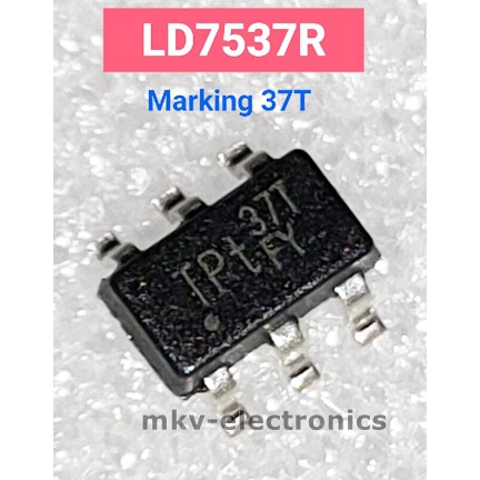 (1ตัว) LD7537R , Marking 37T , 37R ,  IC PWM , SOT-26 , 6ขา (รหัสสินค้า M02591)