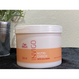 🍑เวลล่า อินวิโก้ นูทริ-เอ็นริช มาสก์ 500มล. Wella Invigo Nutri-enrich mask