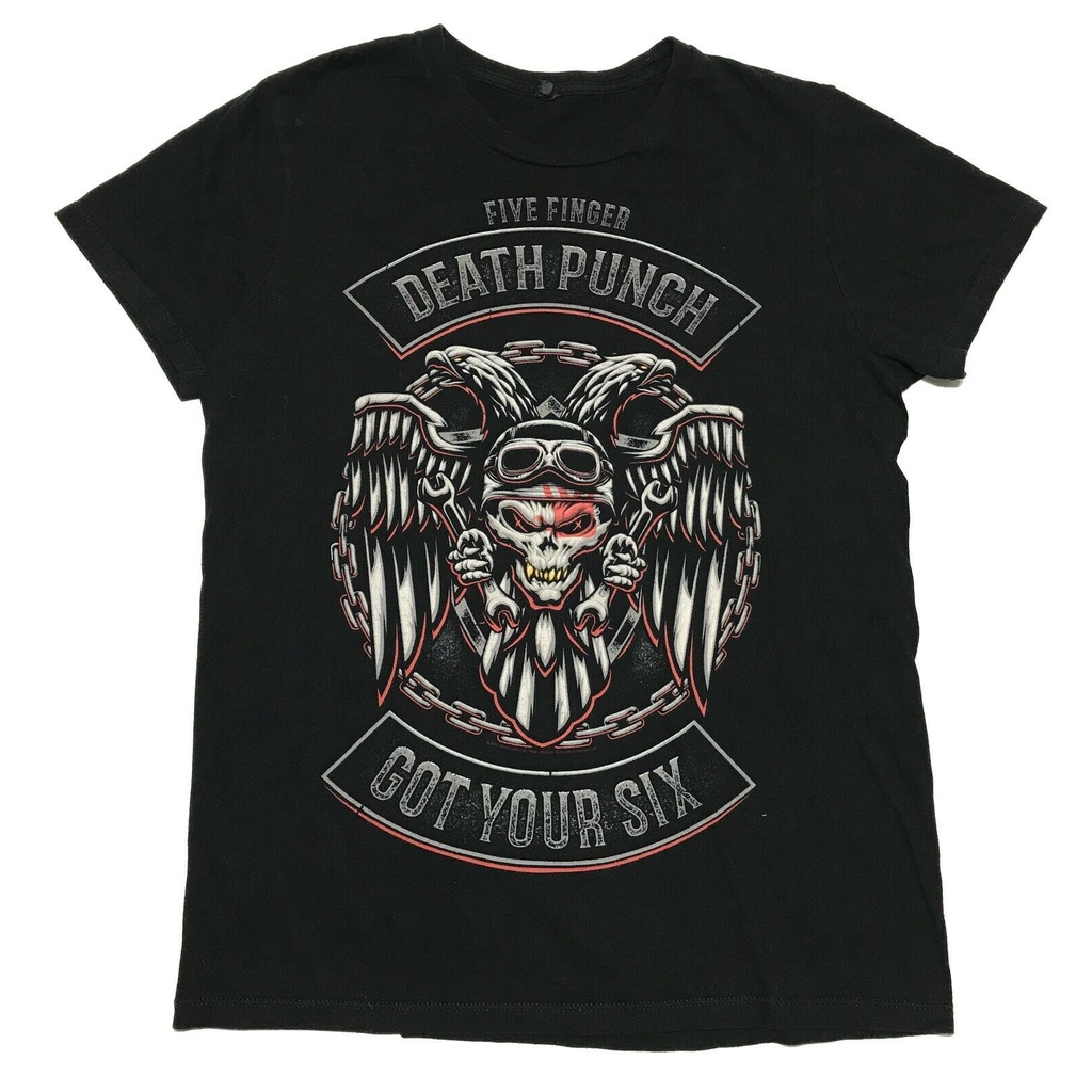 คอลูกเรือเสื้อยืดคอกลมเสื้อยืด พิมพ์ลาย Got His Six Gig 5Fdp Ffdp สไตล์ฮิปสเตอร์ สําหรับผู้ชายผ้าฝ้า