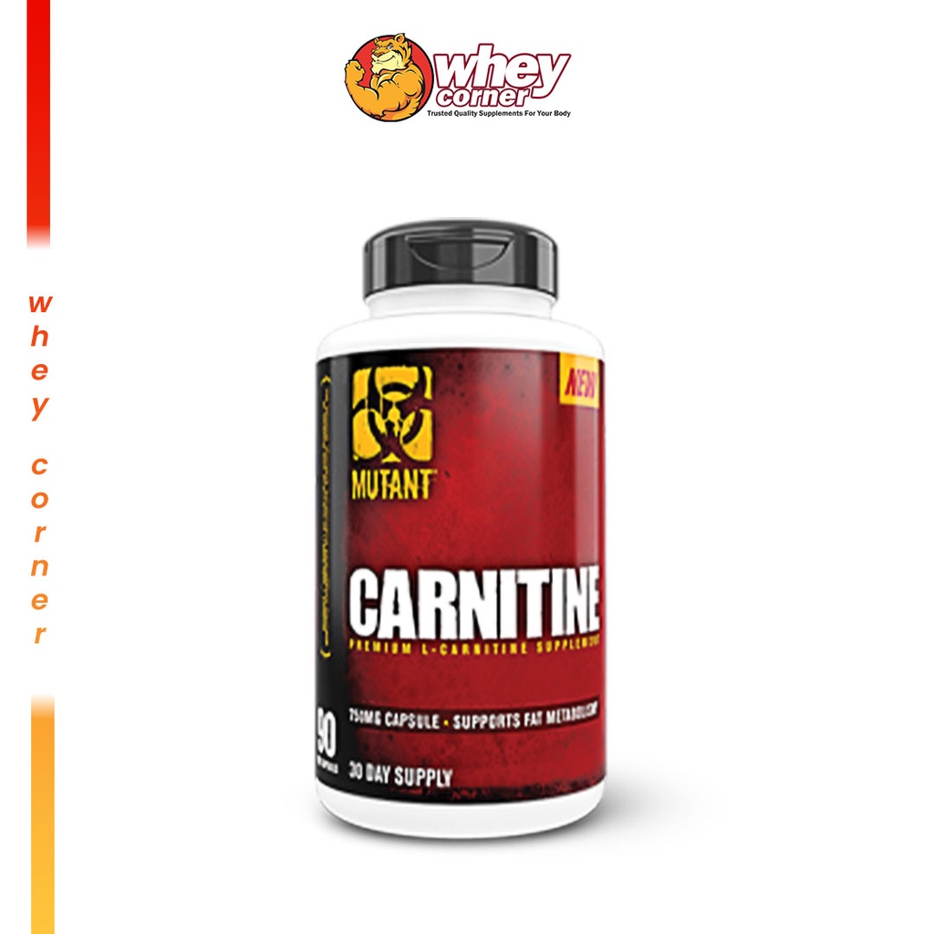 MUTANT CARNITINE ขนาด 90 Capsules. แอลคาร์นิทีน ชนิดแคปซูล