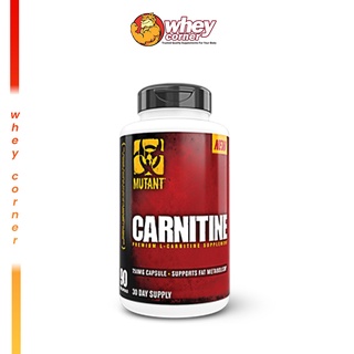 MUTANT CARNITINE ขนาด 90 Capsules. แอลคาร์นิทีน  ลดไขมัน เบิร์นไขมัน