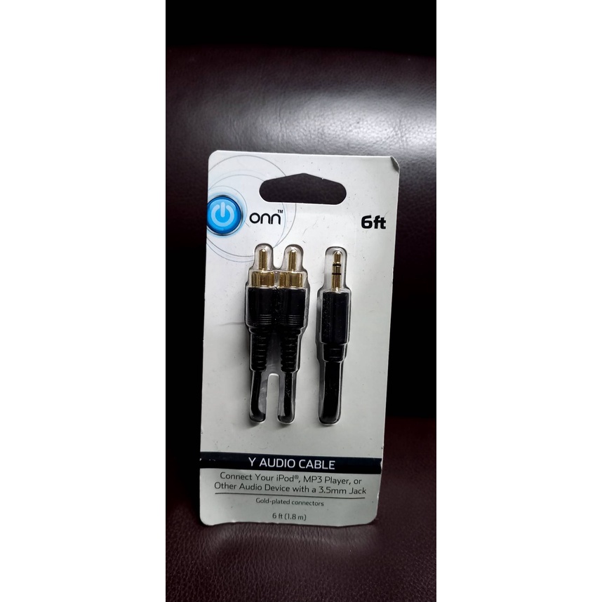 Clearance Sale!! onn Y Audio Cable 6ft.