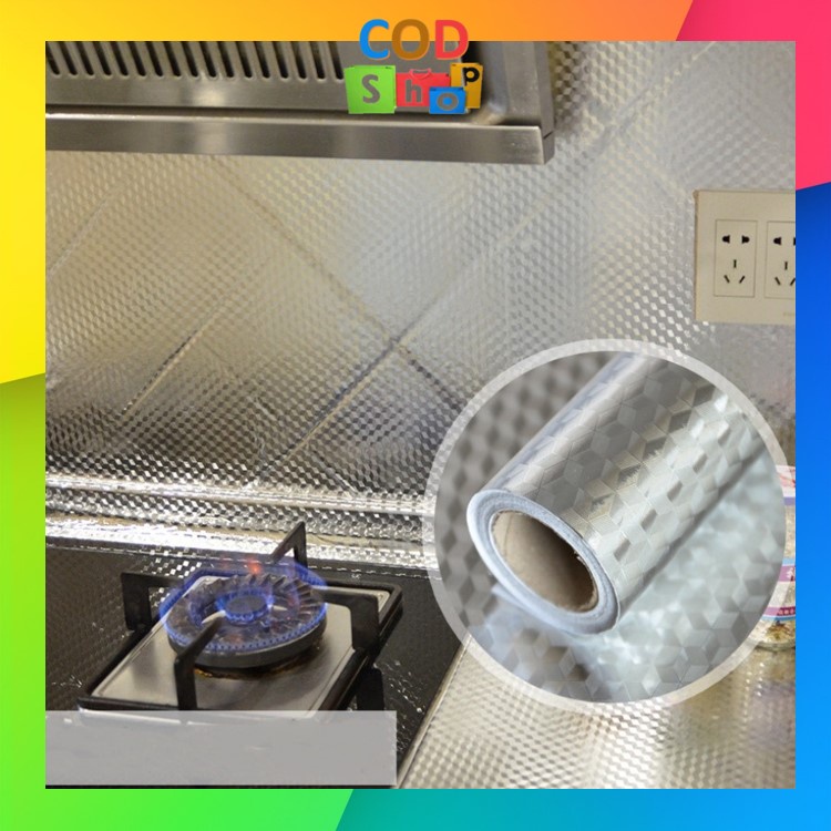 – H799 Oil & Heat Resistance Ani Water Stove Wall Table Sticker / Aluminium Kitchen Sticker (60cm x 