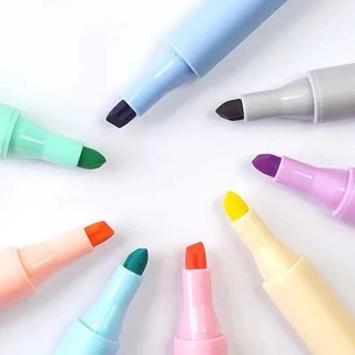 ชุด 8 สี ไฮไลท์ สีพาสเทล ปากกาเน้นข้อความ ปากกาไฮไลต์ 716
