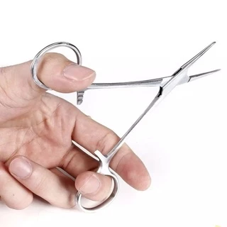 Needle holderคีมถอนขนหูสุนัข และแมว คีมจับเส้นเลือด คีมคีบเบ็ด ความยาว 16 cm
