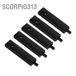 Scorpio313 บาร์อาร์เมเจอร์ สีดํา 46 มม. อุปกรณ์เสริม สําหรับเครื่องสัก 5 ชิ้น