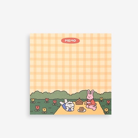 Memo Paper Pad (My Buddy & Jelly Bear) กระดาษโน๊ตสมุดฉีกสุดน่ารักจากเกาหลี จาก Dailylike ลิขสิทธิ์แท้