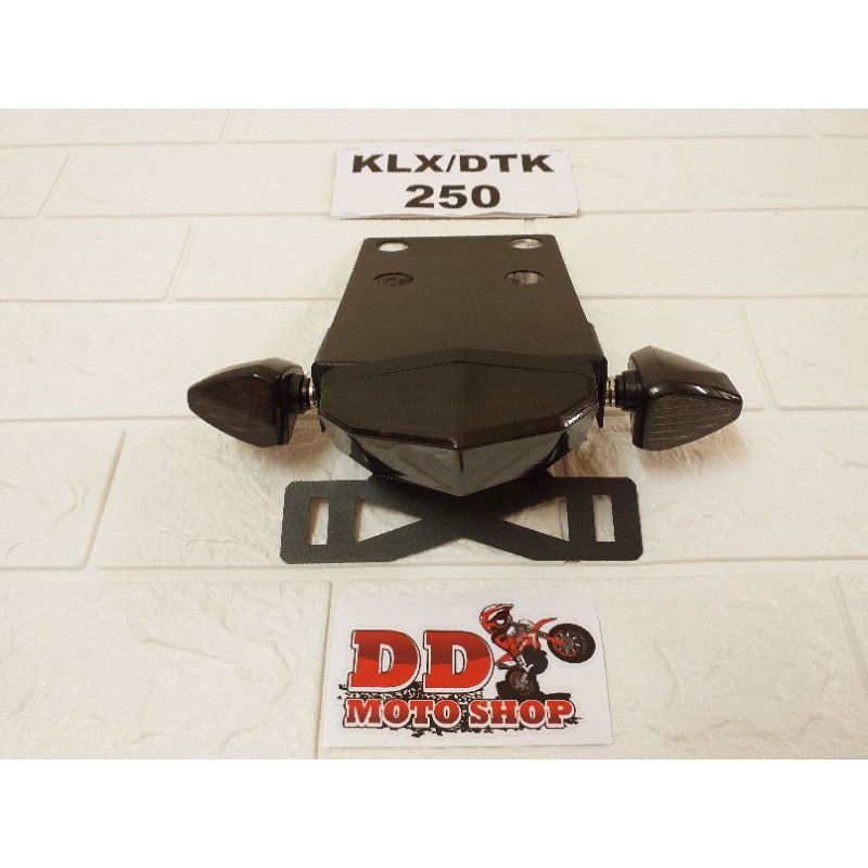 ท้ายสั้นklx250 DTK250 ท้ายสั้นd-tracker250 #โครงเหล็กหนา 1.2 mm #ใส่ไฟเลี้ยวแต่ง