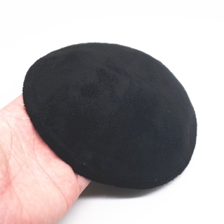 หมวกบีนนี่ หนังนิ่ม แฮนด์เมด ลายกะโหลกศีรษะ Kippot Jewish Yarmulke Kippah ขนาด 15 ซม. สีดํา สไตล์อิสราเอล