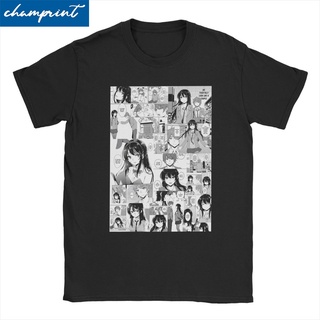 เสื้อยืดผ้าฝ้ายพิมพ์ลาย เสื้อยืด ผ้าฝ้าย พิมพ์ลายการ์ตูนอนิเมะ Rascal Does Not Dream Of Bunny Senpai Manga สําหรับผู้ชาย