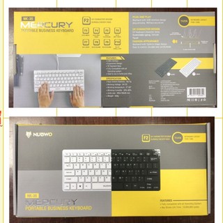 NUBWO NK-35 MERCURY Portable Business Keyboard คีย์บอร์ด USB