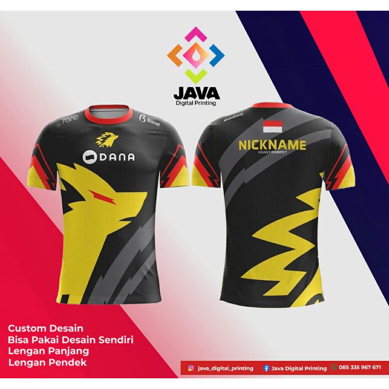 ONIC SPORT JERSEY ฟรี NICK NAME CAN CUSTOM ออกแบบฟรี QUALITY ORI GRADE JERSEY