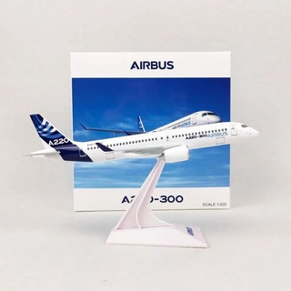 โมเดลเครื่องบิน a220 prototype Airbus a220-300 19 ซม. ABS 1 200 a350a330a300