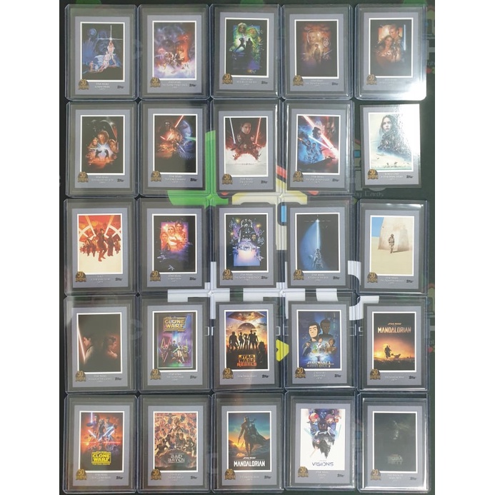 การ์ด Topps Star Wars Lucasfilm 50th Anniversary แบบที่ 1-25(ครบเซ็ต)