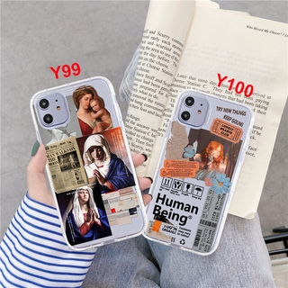 เคสโทรศัพท์มือถือแบบนิ่ม กันกระแทก ลายฉลาก สําหรับ iPhone 14 13 12 11 Promax 14Plus mini X XS XR XSMAX 6 6s 6plus 6splus 7 8 SE2020 7plus 8Plus