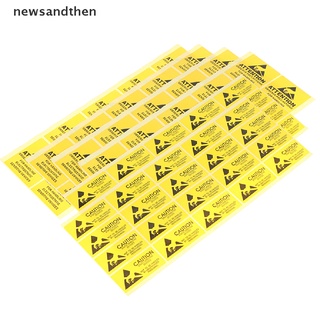 Newsandthen☼ [พร้อมส่ง] สติกเกอร์ฉลากเตือนภัย ESD 40 ชิ้น [พร้อมส่ง]