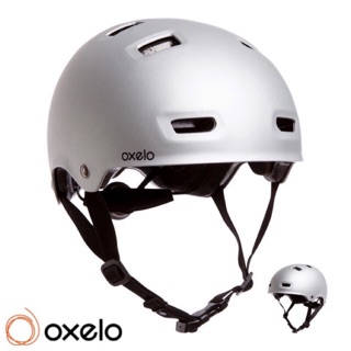 หมวกกันน็อคสเก็ตบอร์ด สกู๊ตเตอร์ และอินไลน์สเก็ต รุ่น MF500 (สีเทา) OXELO