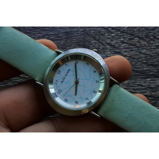 นาฬิกา Vintage มือสองญี่ปุ่น Alice Alissa Silver Oval ระบบ Quartz ผู้หญิง ใช้งานได้ปกติ ของแท้ 100% เปลี่ยนถ่านใหม่แล้ว