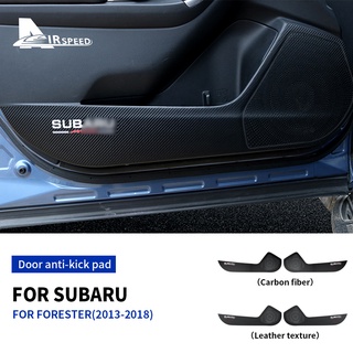 แผ่นกันเตะประตูรถยนต์ อุปกรณ์เสริม สําหรับ Subaru Forester 2013-2018