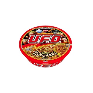 นิชชินยากิโซบะ ยู.เอฟ.โอ.  รสโอซาก้าทาโกยากิ  97กรัม  NISSIN YAKISOBA U.F.O. OSAKA TAKOYAKI FLAVOUR  97 g.