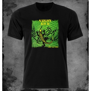 T-shirt  เสื้อยืด พิมพ์ลายกราฟิก Saigon Kick The Lizard Unseix แฟชั่นยอดนิยมS-5XL