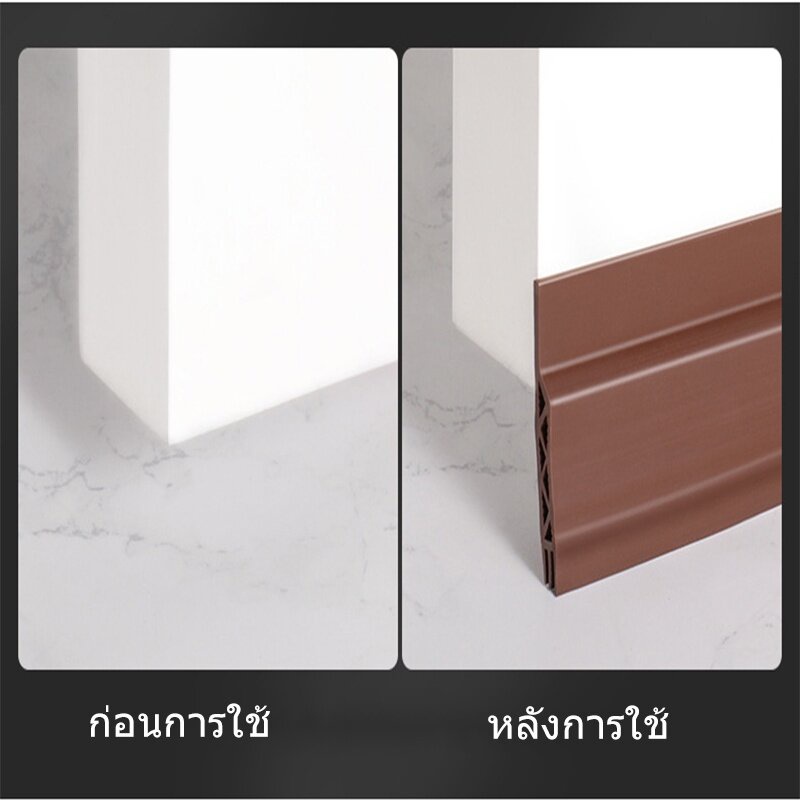 [จัดส่งในกทม]ที่กั้นประตู แถบปิดผนึกประตูที่รองประตู กันแมลง ป้องกันหนู การปิดผนึก หน้าต่าง กันน้ำและรั่วไหล -กันลมเงียบ - รูปที่ 4