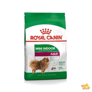 royal canin mini indoor adult 500g อาหารสุนัขโต ขนาดเล็ก เลี้ยงในบ้าน อายุ 10 เดือน – 8 ปี