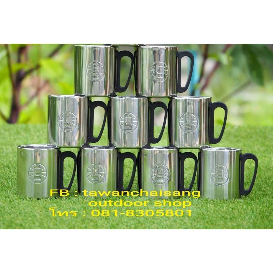 แก้วน้ำ Coleman Double Stainless Mug แก้วน้ำสแตนเลส 2 ชั้น