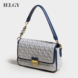 IELGY transfer beads fashion one-shoulder womens bag color matching comfortable fabric