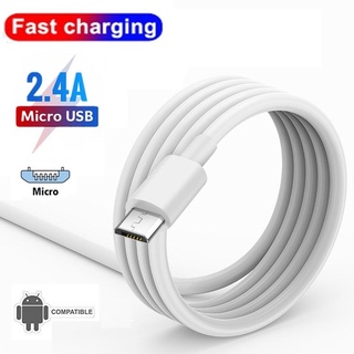 สายชาร์จ โทรศัพท์ Micro USB 2.4A  Android 1m สำหรับ มือถือ Android สายย