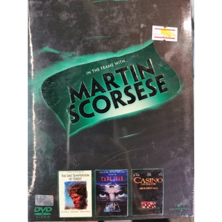 DVD BOXSET MARTIN SCORSESE 3 Disc : The Last Temptation of Christ (1988) / Cape Fear (1991) / Casino (1995)