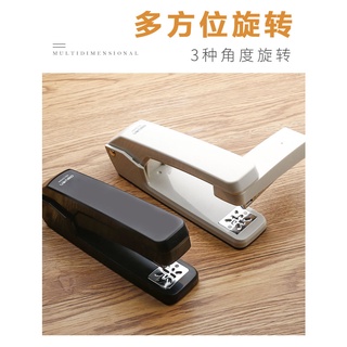 Deli 0414 Stapler แม็ก​เย็บ​กระดาษ เครื่องเย็บกระดาษ ​หมุนได้​ 360​ ​องศา​