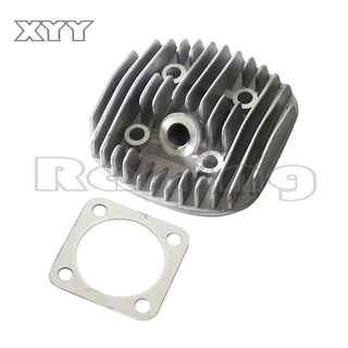 New Silver Motor Cylinder Head Cover + Gasket Suitable For 66cc 70cc 80cc 2-Stroke Engine Motorized Bicycle Bike ATV Kit