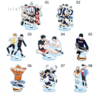 Haikyuu ฟิกเกอร์อะครีลิคตั้งโต๊ะ