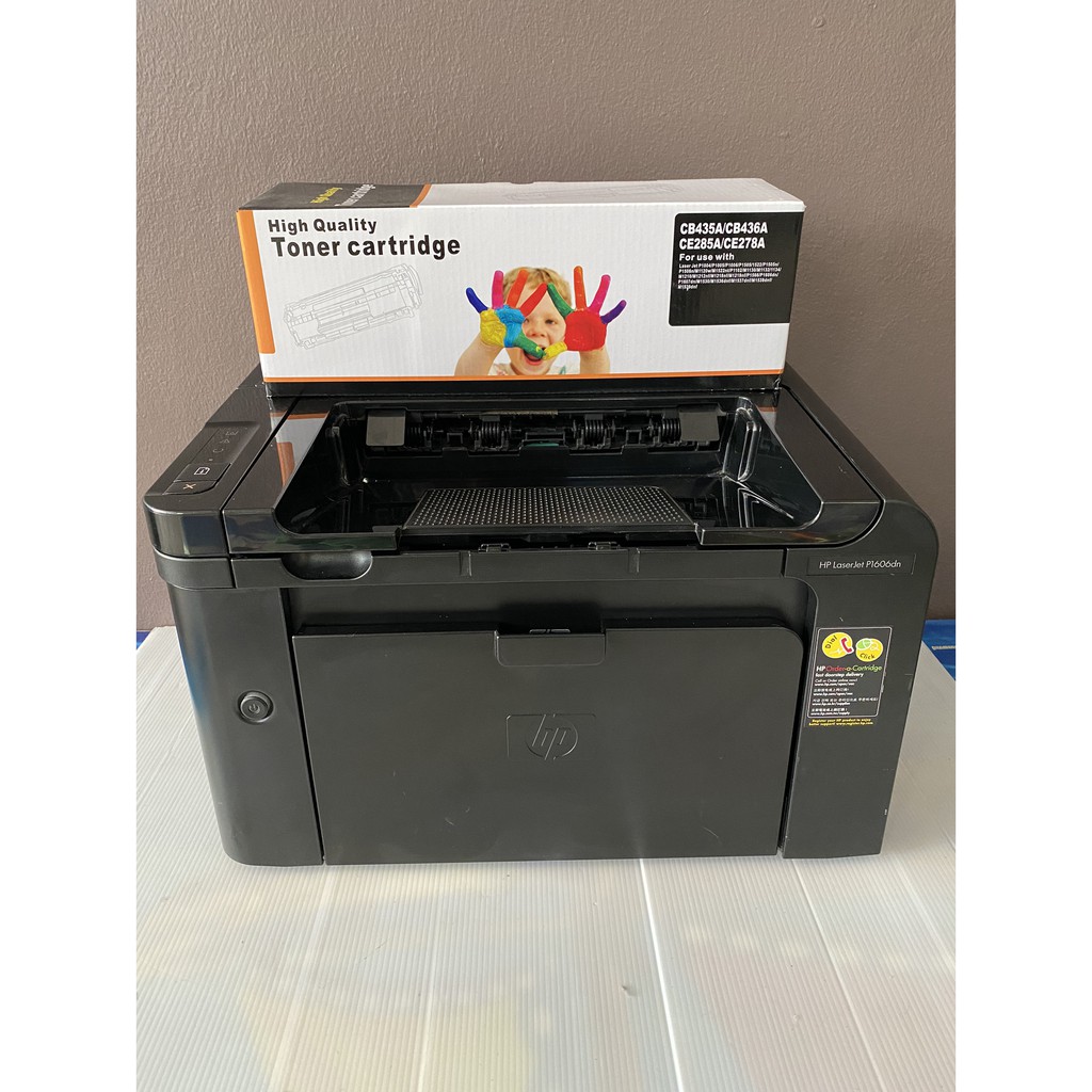 ปริ้นเตอร์ HP LASERJET P1606DN  มือสอง +หมึก 78A หมึกใหม่  ส่งฟรี รับประกัน 3เดือน  พร้อมใช้งาน  สภา