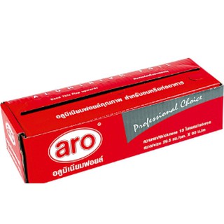 เอโร่ อะลูมิเนียมฟอยด์ ขนาด 29.5ซม. ยาว 90เมตร ARO ALUMINIUM FOIL