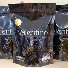 กาแฟดำ แบบถุง (1ถุง 15 ซอง) Valentino Coffee กาแฟวาเลนติโน่ มีอย.