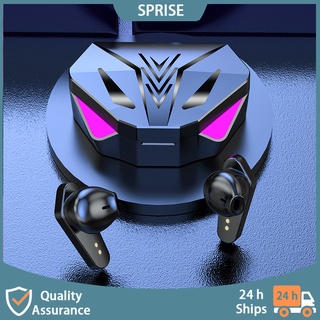 Sprise ใหม่ X15 หูฟังบลูทูธไร้สาย TWS พร้อมจอแสดงผล LED 2 โหมด ตัดเสียงรบกวน ความล่าช้าต่ํามาก สําหรับเล่นเกม