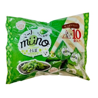 miino bean original flavor 7gX10 piece ถั่วมิอิโนะรสดั้งเดิม 7gX10 ชิ้น