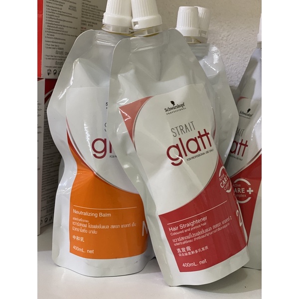ยืดผมตรงglattขนาด400ml