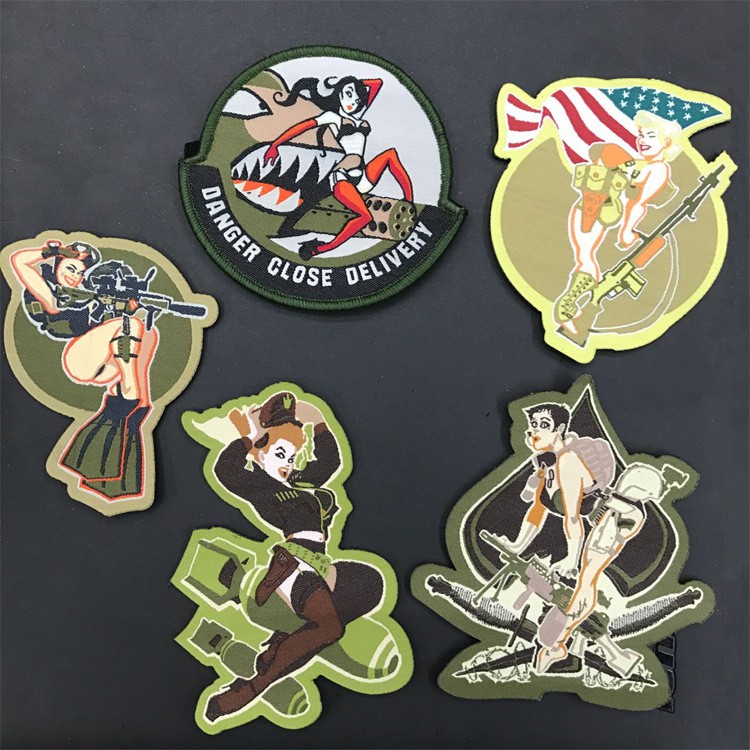 ทหารยุทธวิธี Patch ปัก Armband DIY กระเป๋า Applique