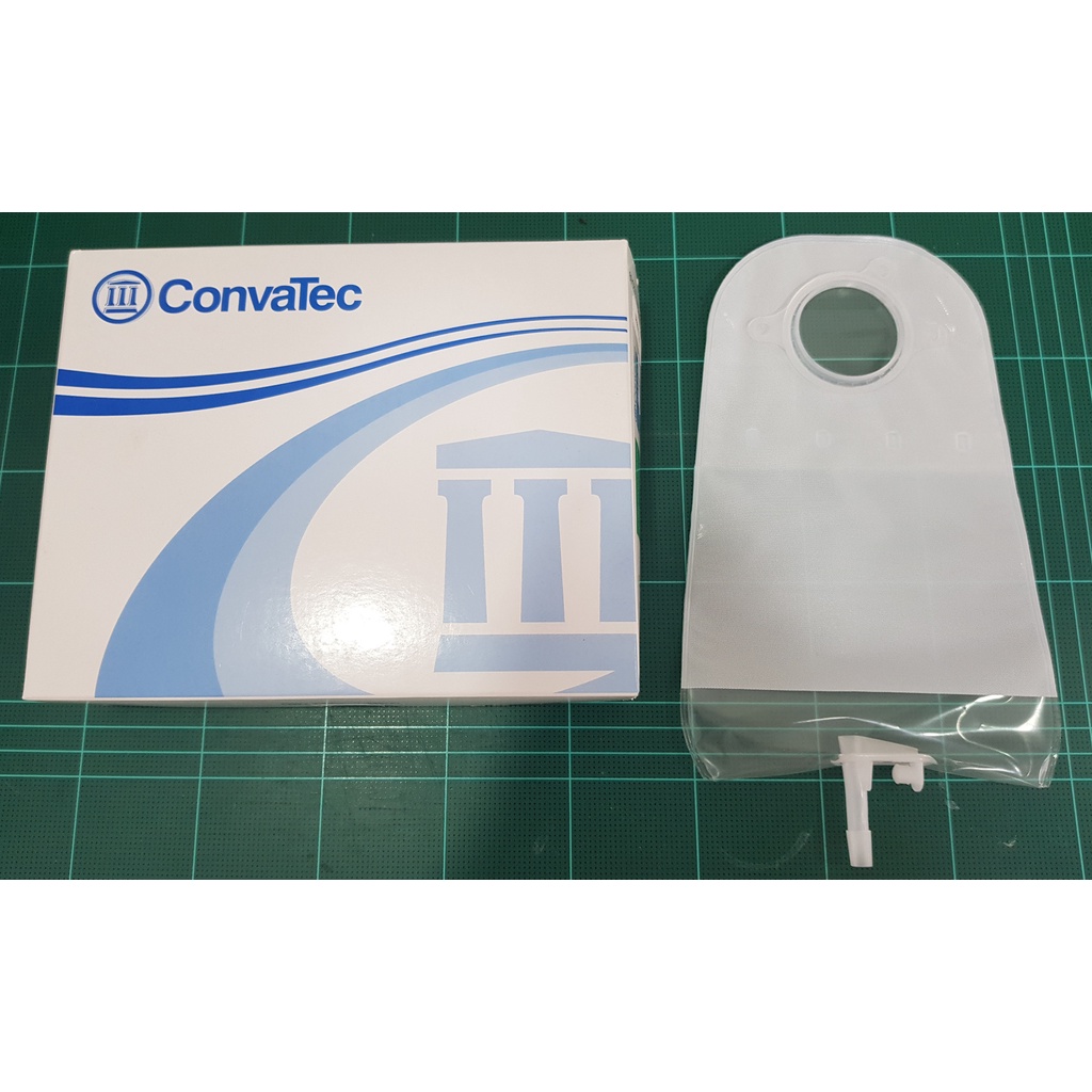 Convatec Sur-Fit Natura Urostomy Pouch ถุงปัสสาวะหน้าท้อง ขนาด 45mm ยกกล่อง 10 ชิ้น