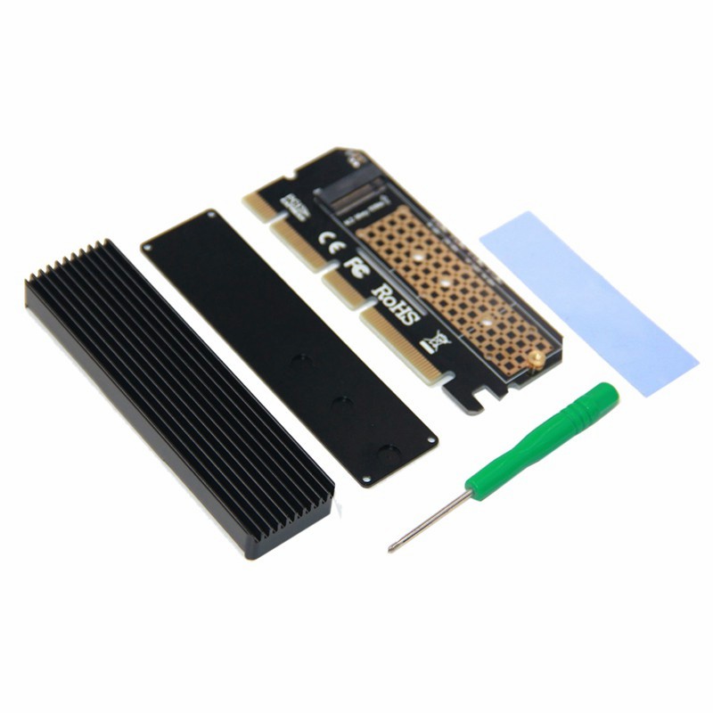 อะแดปเตอร์ M.2 NVME SSD NGFF To PCIe 3.0 x 16