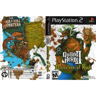 แผ่นเกมส์ PS2 Guitar Hero II  Monsters of Rock   คุณภาพ ส่งไว (DVD)