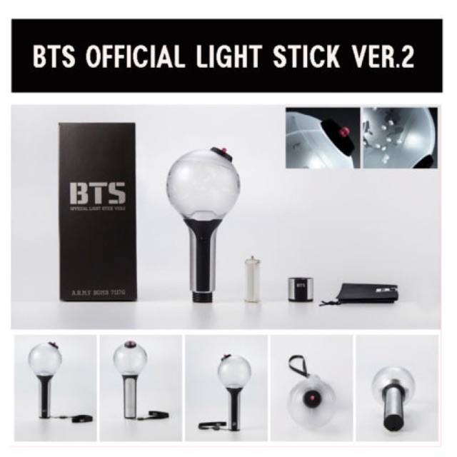 BTS OFFICIAL LIGHT STICK VER.2 ของแท้ มือสอง แท่งไฟbts