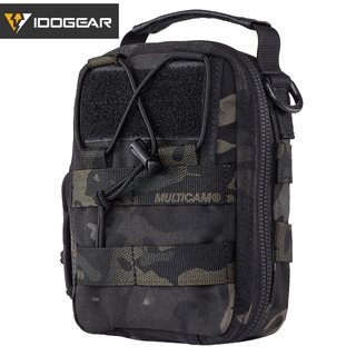 Idogear กระเป๋ายุทธวิธี กระเป๋าแพทย์ Molle ปฐมพยาบาล EMT กระเป๋าอเนกประสงค์ ไนลอน Molle กระเป๋าคาดเอว 3523