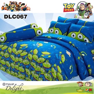 🔥ลิขสิทธิ์แท้🔥 ผ้าปูที่นอน (ไม่รวมผ้านวม) DLC067 ทิวลิป Tulip Delight Bed Sheet ToyStory ผ้าปู ผ้าปูเตียง ทอยสตอรี่