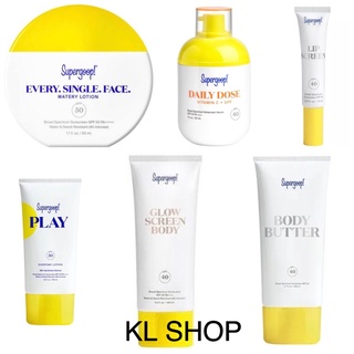 พร้อมส่ง SUPERGOOP! Daily Dose Vitamin C/ PLAY Everyday Lotion/ Every Single Face/Lip Screen/Glowscreen Body/Body Butter