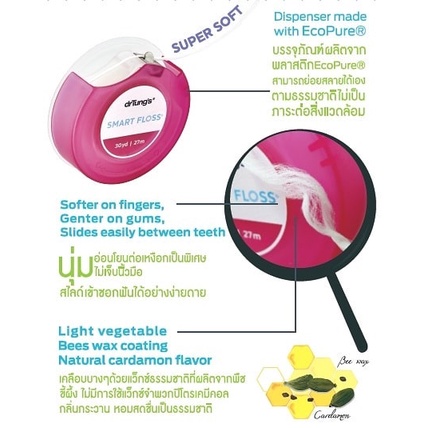 Dr Tung's ไหมขัดฟัน (คละสี) drTung's Smart Floss Dr Tung (mixed color) Dr. Tung's